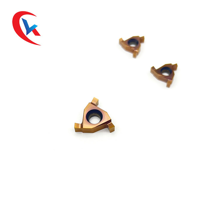 16ER PVD আবরণ 3 CNC মেশিনের জন্য কাটিং এজ ইত্যাদি কার্বাইড গ্রুভিং ইনসার্ট
