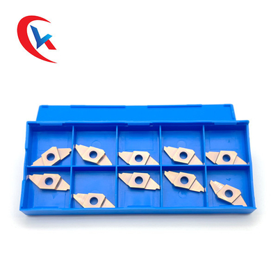 TKF16R200-S কার্বাইড গ্রুভিং ইনসার্টস এইচআরএ 91.8 হার্ডনেস হাল্কা গ্রে কালার সহ