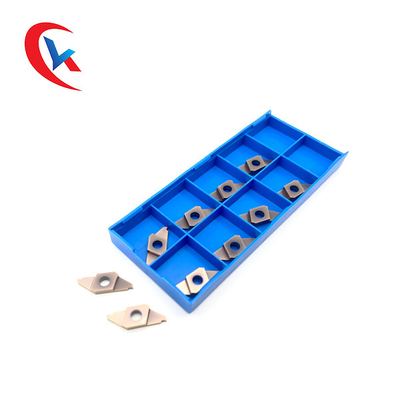 TKF16R200-S কার্বাইড গ্রুভিং ইনসার্টস এইচআরএ 91.8 হার্ডনেস হাল্কা গ্রে কালার সহ