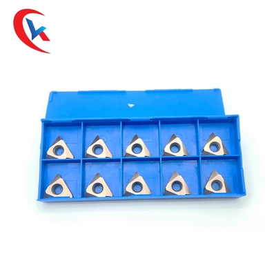 উল্লম্ব থ্রেড মিলিং সন্নিবেশ MTT43R6004 ব্রোঞ্জ আবরণ পরিধান-প্রতিরোধী টংস্টেন কার্বাইড সন্নিবেশ