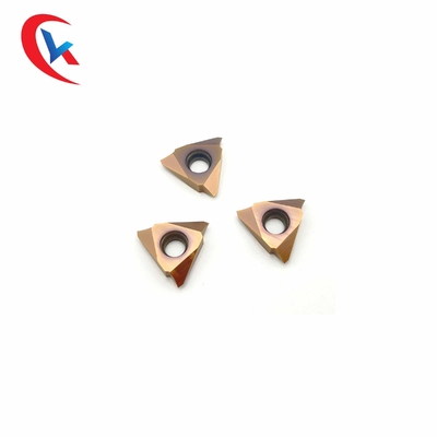 উল্লম্ব থ্রেড মিলিং সন্নিবেশ MTT43R6004 ব্রোঞ্জ আবরণ পরিধান-প্রতিরোধী টংস্টেন কার্বাইড সন্নিবেশ
