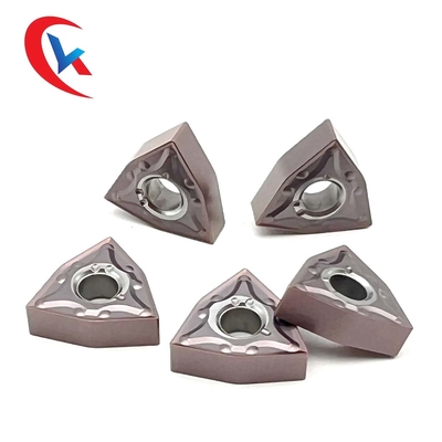 WNMG080404-MA PVD লেপ কার্বাইড মিলিং ইনসার্ট স্টেইনলেস স্টীল ফিনিশিং