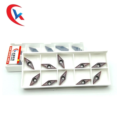 VBMT110304-MV ভৌত আবরণ টুংস্টেন কার্বাইড 2টি কাটিং এজ সহ সন্নিবেশ