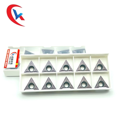 TCMT16T304 CNC মেশিন টাংস্টেন কার্বাইড স্টেইনলেস স্টীল ফিনিশিং সন্নিবেশ