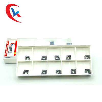 CCMT060204 কার্বাইড মিলিং স্টেইনলেস স্টীল ফিনিশিং Pvd প্রলিপ্ত সন্নিবেশ