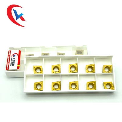 CCMT09T304 টাংস্টেন কার্বাইড ইস্পাত অংশগুলির জন্য রাসায়নিক আবরণ সন্নিবেশ করায়