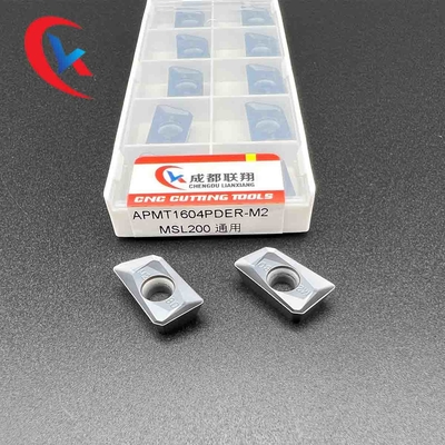 APMT1604PDER-M2 শোল্ডার মিলিং ইনসার্ট প্রসেসিং স্টিল পার্টস, স্টেইনলেস স্টিল কার্বাইড মিলিং ইনসার্ট