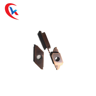 মেটাল লেদ টংস্টেন কার্বাইড CTPA10ELK পরিধান প্রতিরোধী HRC 35 - 50 কার্বাইড গ্রুভিং সন্নিবেশ