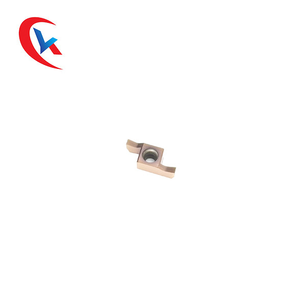 CNC মেশিনের জন্য 2 কাটিং এজ GER-D HRA 91.8 হার্ডনেস কার্বাইড গ্রুভিং ইনসার্ট